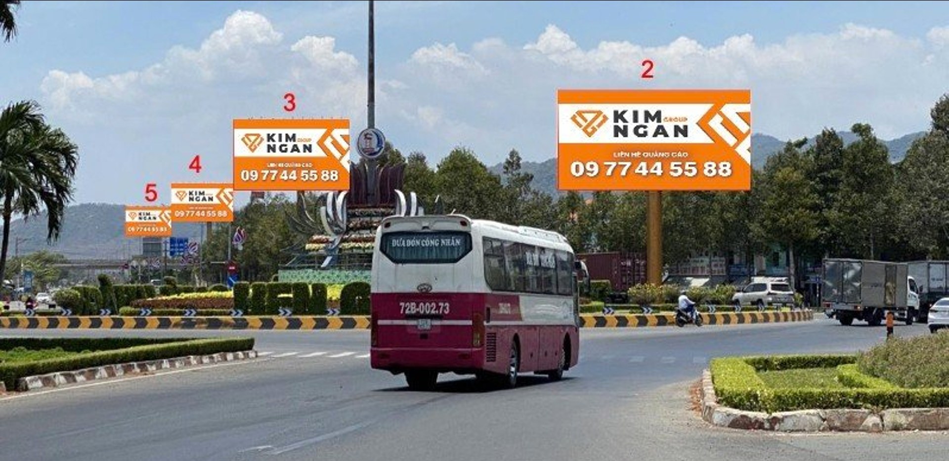 VÒNG XOAY HOÀ BÌNH - VỊ TRÍ SỐ 1 PHƯỜNG BÀ RỊA