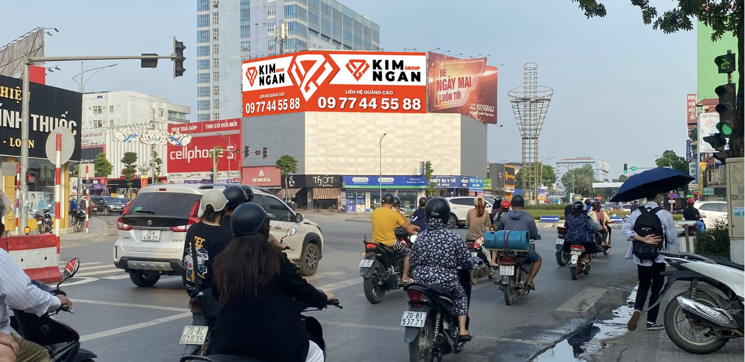 VÒNG XOAY LƯƠNG NGỌC QUYẾN (1 CẶP BẢNG) 477 LƯƠNG NGỌC QUYẾN PHƯỜNG PHAN ĐÌNH PHÙNG